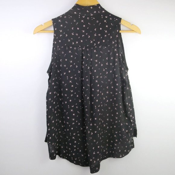 Free People Tie-Neck Sleeveless Blouse Size XS - Picture 3 of 6